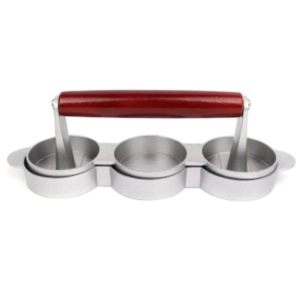 Mini Hamburger Presser Nonstick 3 spor Small Burger Patties Press Triple Beef Burger Maker Mold Mac