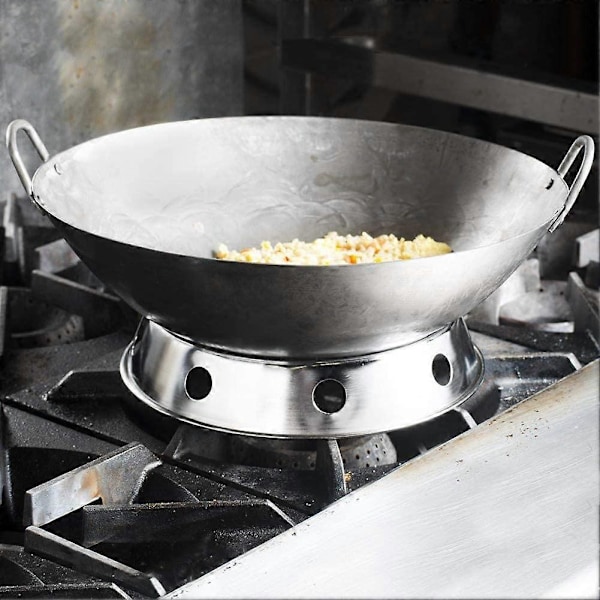 Universal Wok Pandestøtte Stativ Wok Ring/ Rundbundet Wok Stativ Universal Størrelse til Gasblus F