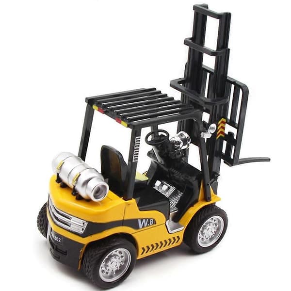 Børne Gaffeltruck Model Legetøj Træk Tilbage Lastbil 1:24 Træk Tilbage Funktion