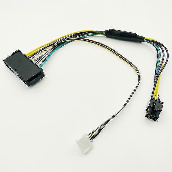 ATX 24-ben til 6-ben strømkabel 30 cm sort modulær forlænger til Elite 8100 8200 8300 800G1 systemer Black