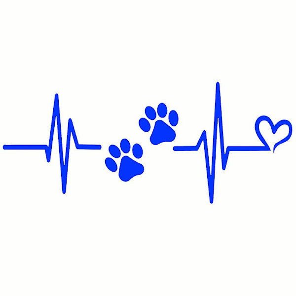 Moottoripyörä tarra Heartbeat Liveline Love Dog Heijastava Autotarrat Moto Auto Tarra Hauska Jdm Vinyyli auton muotoiluun - Tarrat & amp; Tarrat