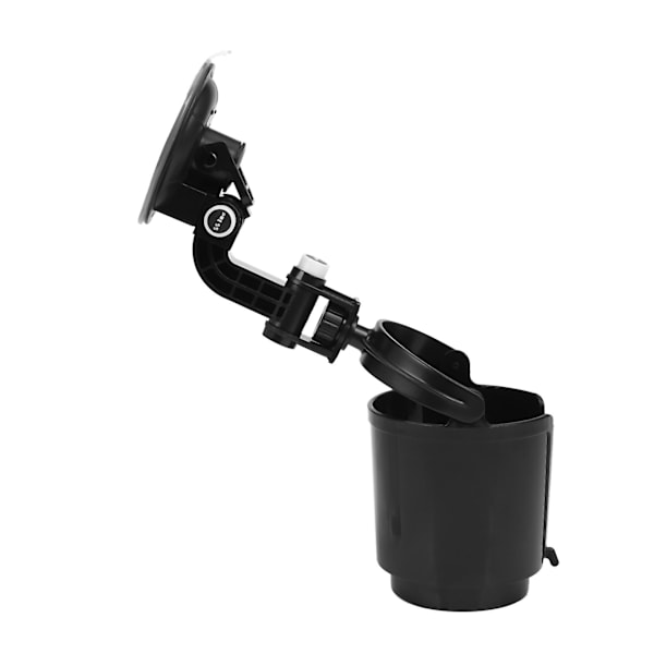 2x Bil Auto Sort 9,5 cm drikkedunk Kop Flaske Justerbar Holder Beslag