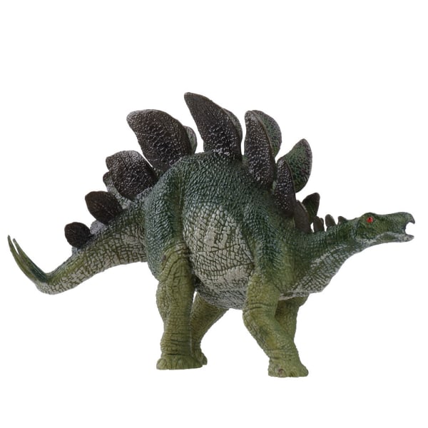 Pedagogisk simulert Stegosaurus modell Barn leketøy Dinosaur gave til barn D Multicolor