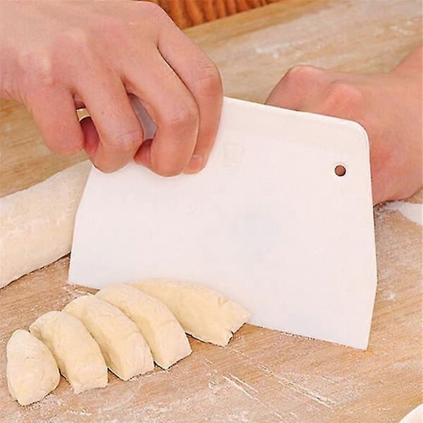 15 cm trapesformet plastskrape, trompetkakeskrape for sjokolade