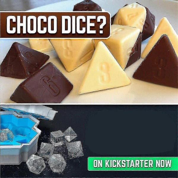 DIY Terningeformede Isforme Chokoladekageforme
