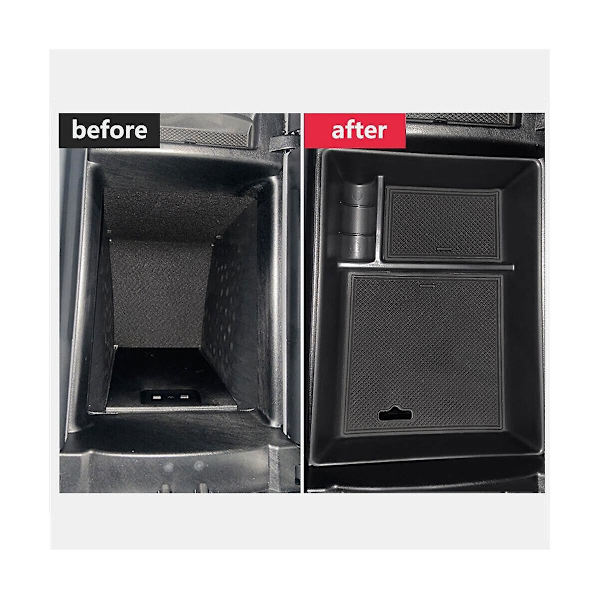 For Eqs Eqe 350 450 2022 2023 Car Armlen Oppbevaringssenter Konsoll Organizer Diverse Skuff Tilbehør