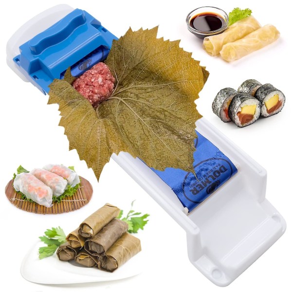 Grape Leaves Rolling Machine  Stuffed Vine Leaves Rolling Tool Cabbage Leaves Meat Roller Spring Roll Machine Kitchen Vine Leaf Roller