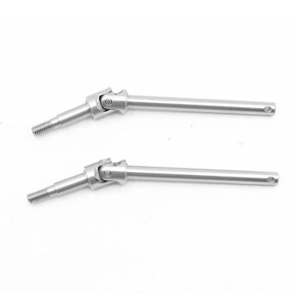 2st metall framaxel drivaxel CVD drivaxel för MN128 MN86 MN86S MN86K MN86KS MN G500 1/12 RC biluppgraderingsdelar silver