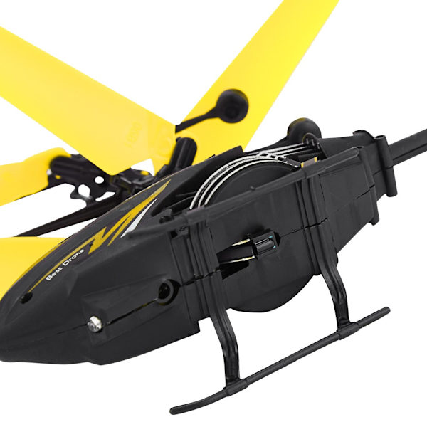 Mini RC Infraröd induktionsfjärrkontroll RC Toy 2CH Gyro Helikopter RC Drone Yellow