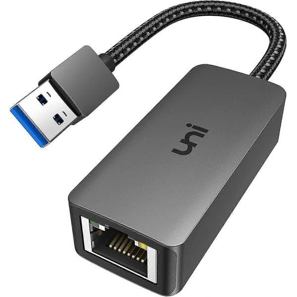 USB til Ethernet-adapter, driverfri USB 3.0 til Gigabit Ethernet LAN nettverksadapter, 100/1000 Mbps RJ45 Internett-adapter