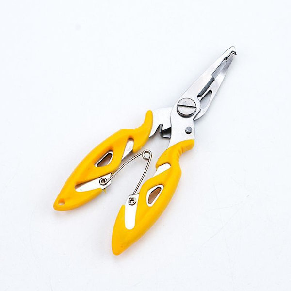 Fisketangsaks Ny multifunktionsfiskeværktøj Tilbehør Line Lure Cutter B5 Yellow Plier