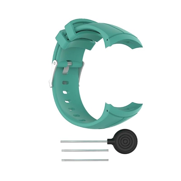 Armband för Suunto Spartan Ultra Silicone Smart Watch Band Anti-Scratch repsband Green