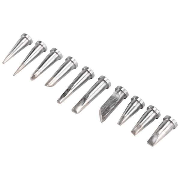 10st Hållbara Lödspetsar Set För Weller WSD81 WD1000 WSP80 WP80 LT Lödkolvsstation