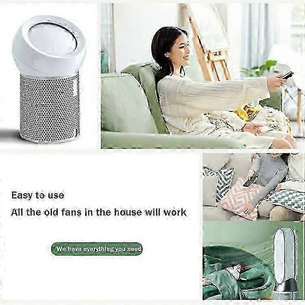 Kompatibel med Dyson TP05 / PH01 Cool fläktfjärrkontroll ersättning N Silver