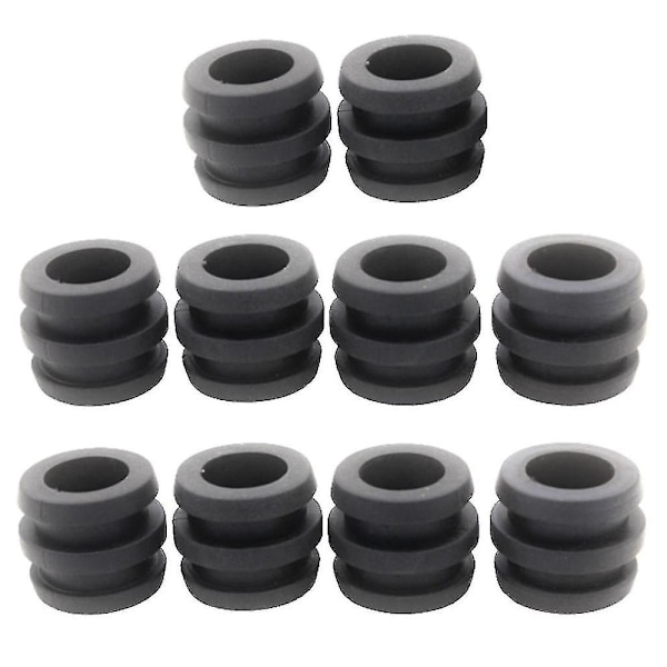 10 stykker 16 mm bordfodbold bordstang bumper buffer til bordfodbold