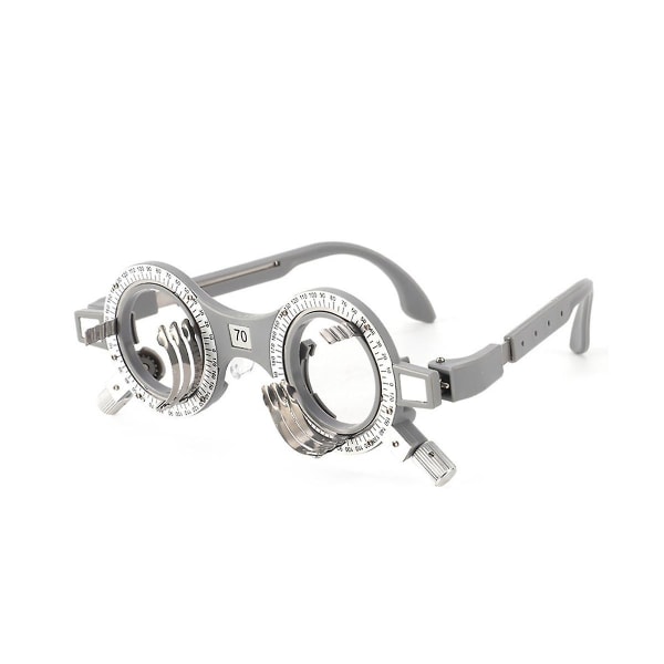 Optisk prøvelinseinnfatning Briller Optometri Optiker Optisk 60 mm briller Oftalmisk prøvelinse Grey