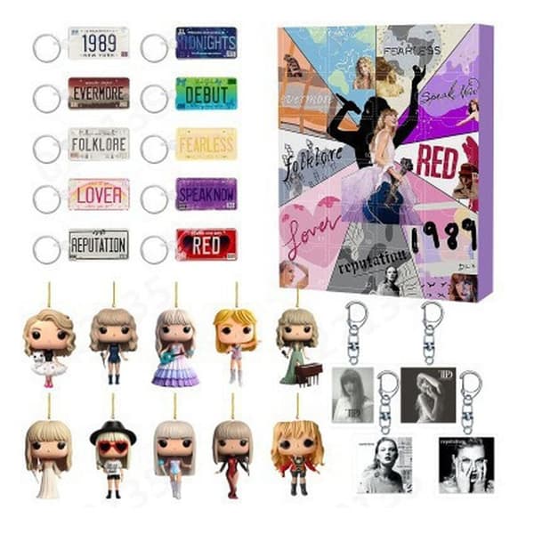 Julekalendergave 24 stykker Akrylhæng Blind Box til Taylor-2