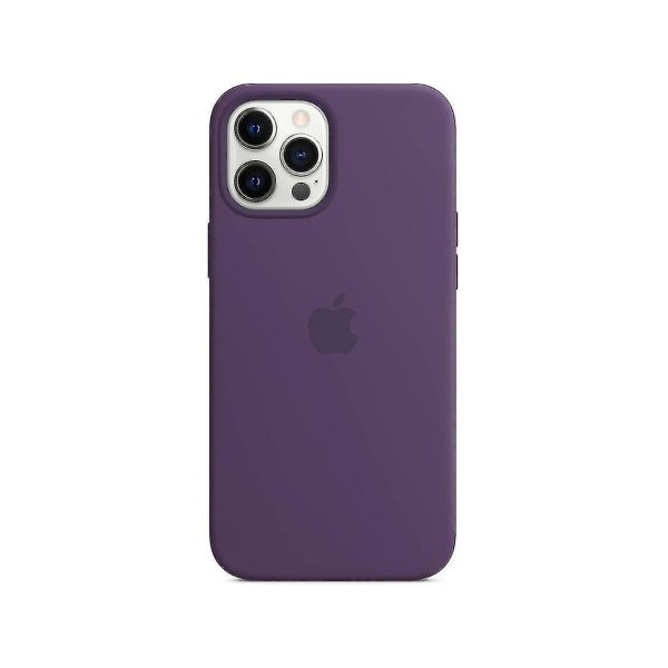Iphone 12 Pro Max Silikone etui til telefonen purple