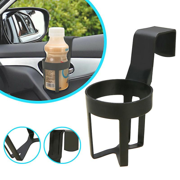 2kpl Auton vesimukin pidike Riippuva pidike Säiliön koukku kuorma-auton sisätiloihin Anto Ikkuna Ovi Kojelaudoitus Juomatelineet Organizer|juomatelineet| 2Pcs