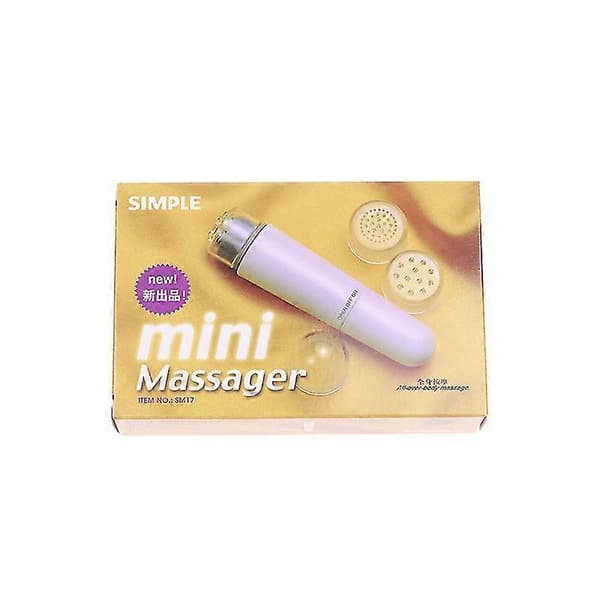 4-i-1 Elektrisk Mini Vibrationsmassagepen Pink 1PC