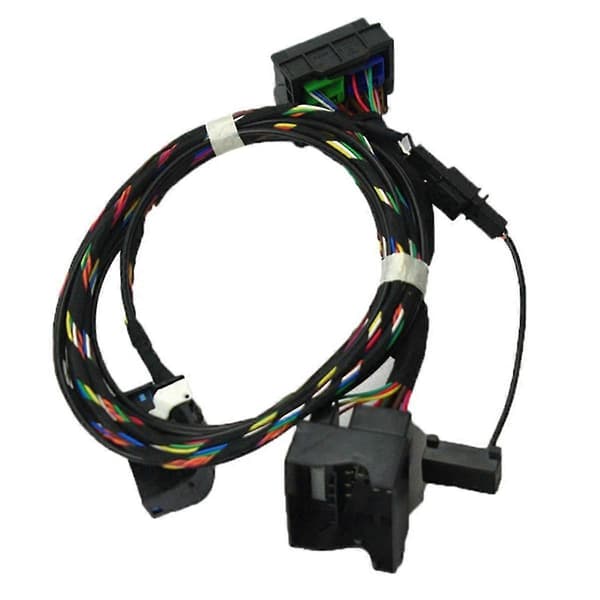 Bluetooth ledningsnett med mikrofon for Golf RCD510 9W2/9W7/9ZZ/1K bilstereoadapterkabel Svart