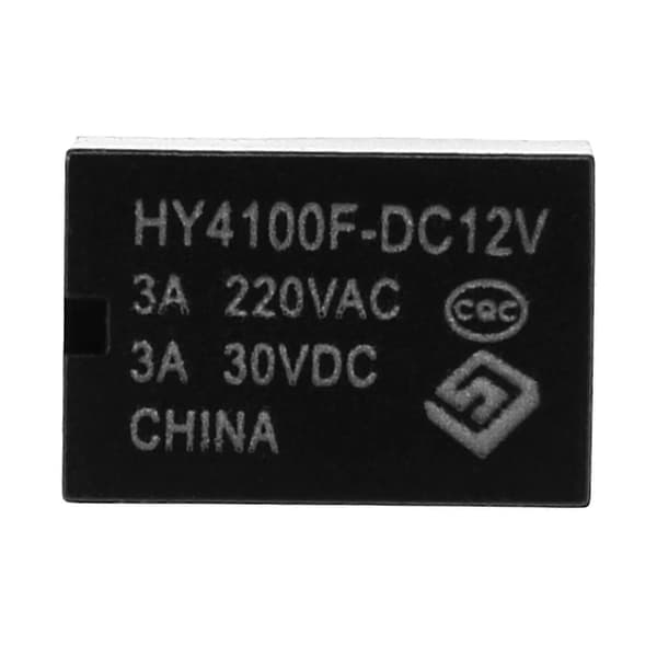 10 kpl mini-elektroniikkareleet DC 12V musta