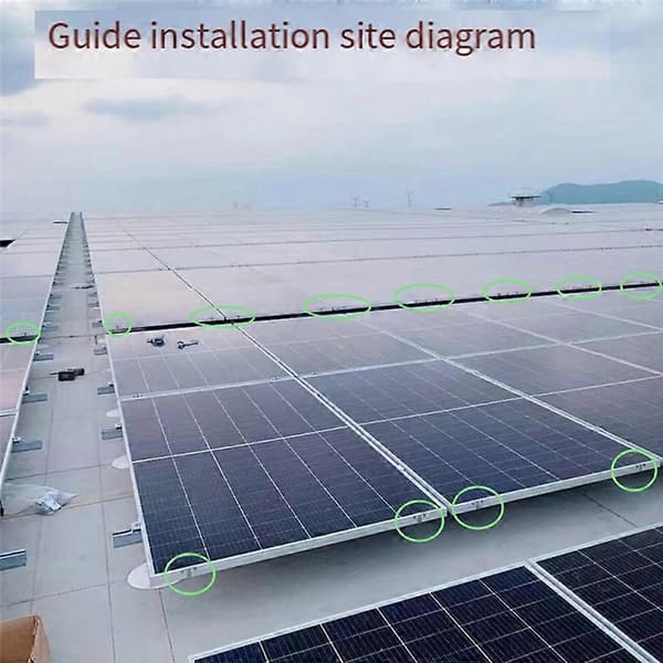 20 stk. fotovoltaisk panel dræningsspænde plade solpanel vanddrænclips til solpaneldræning 30 mm