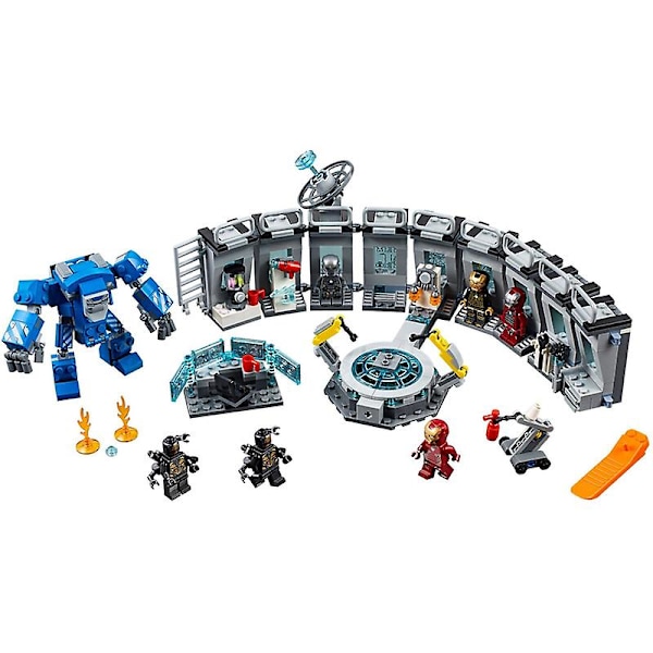Designer Iron Maningylsy Hall Of Armor Building Block Brick Toy 76125 opp bag packing