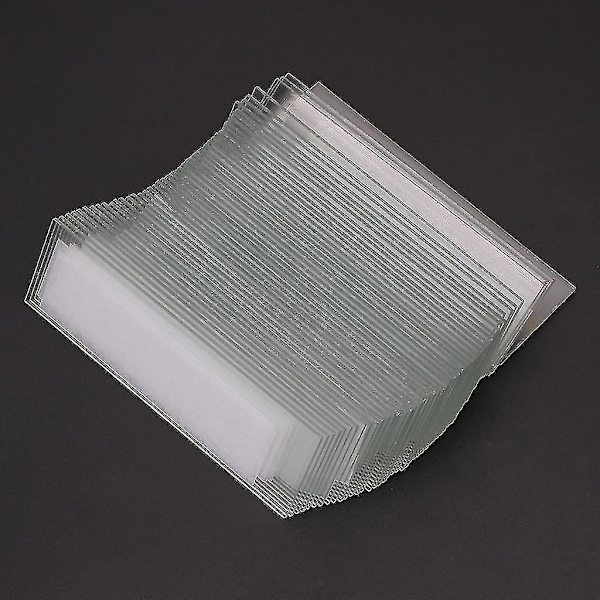 50 stk. 1 mm tykkelse hulrumsglasdækglas Enkelt konkavt mikroskopglasglas