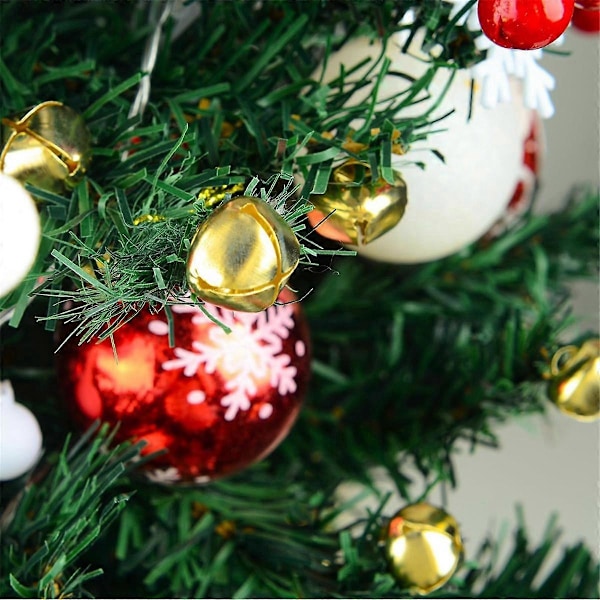 Jingle Bells, 200 kpl askartelukelloja 0,6 tuumaa pieniä joulukelloja, DIY minikelloja irtotavarana, kovaääninen Ji