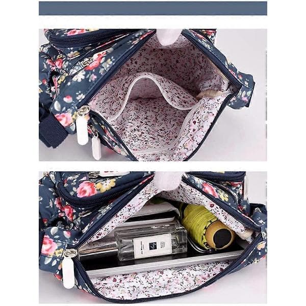 Dame Multi-Pocket Casual Crossbody Håndtasker Vandtætte Skuldertasker i Nylon
