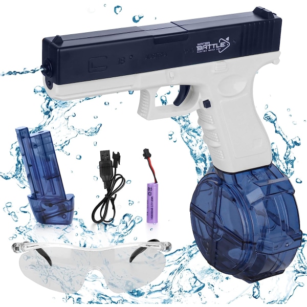 Sähkökäyttöiset vesipistoolit aikuisille lapsille, Super One Touch automaattinen vesipistooli, 434CC + ​​58CC suuri kapasiteetti