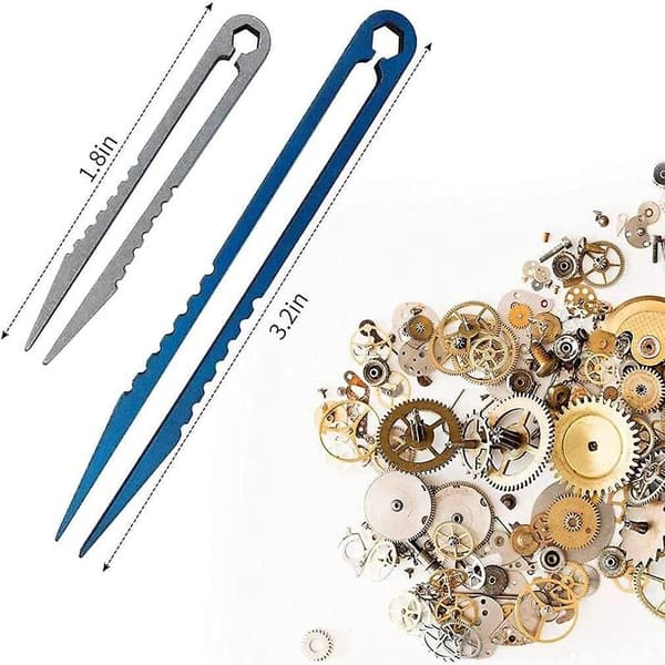 2-delt Mini Pincet Titanium Bærbar Titaniumlegering Edc Pincet