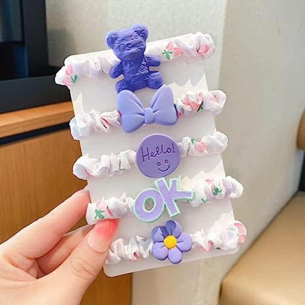 Søde hårspænder Piger hårnåle Snap hårtilbehør Pige knækket hår pandehår Clip Hårnål Prinsesse tegneserie hovedbeklædning,Søde hårnåle gaver (mørkeblå)