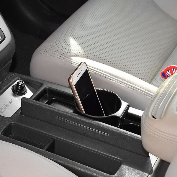 Universal auton tuuletusaukon kupin pidike riippuva vesipullo juomapidike auton sisätilojen kolikkoavain matkapuhelin monitoiminen organizer - juomatelineet Beige A