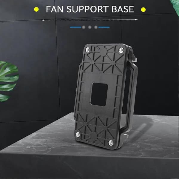 Sort plastik CPU-ventilatorbase til AMD AM2 AM3-sokkel