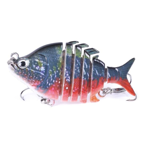 2,5\"/0,34oz Hård Bluegill Swimbaits Multi Jointed Topwater Öring