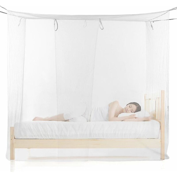 Ultra stort utomhusmyggnät, 1 öppningsnät för camping, sängkläder, uteplats 200*180*200cm