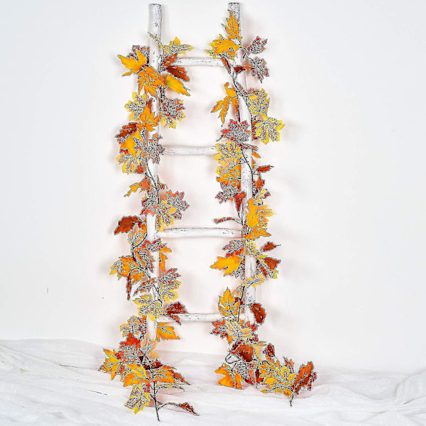 Fall Garland Maple Leaf riippuva viiniköynnöksen Garland keinotekoinen syksyn lehdet