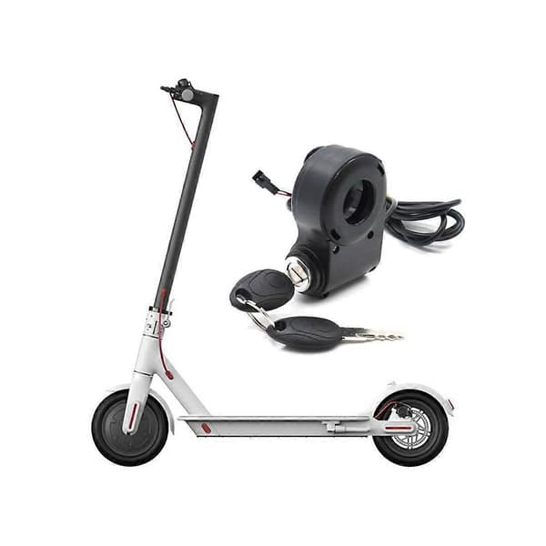 E-cykel Tændingslås Nøgle Tommelfingergas Strøm til / Universal Elektrisk