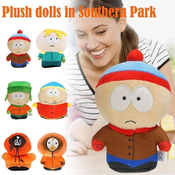 South Park Plysjdukke Blød PP Bomuld Søde Udstoppede Dyr Multicolor