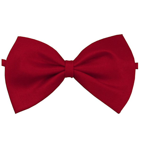 Justerbar fluga Fancy Satin Prom Kids Pojkar Solid fluga
