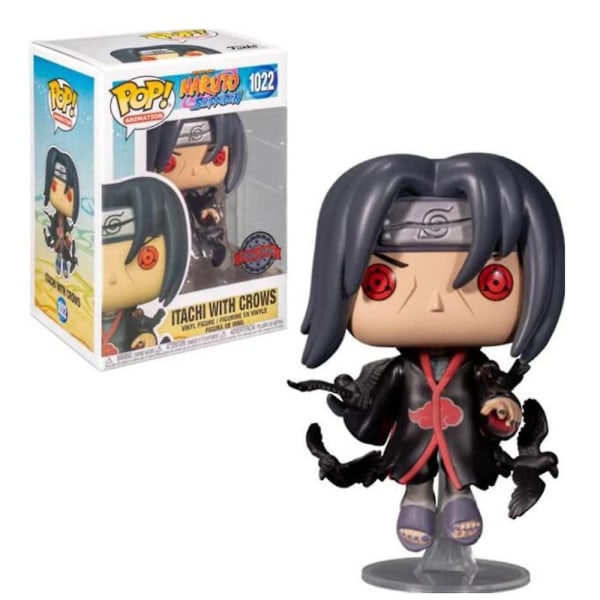 Funko pop! Animation: Naruto Shippuden - Itachi With Crows Action Figur Samlerobjekt Model Legetøj Til Fans Børn