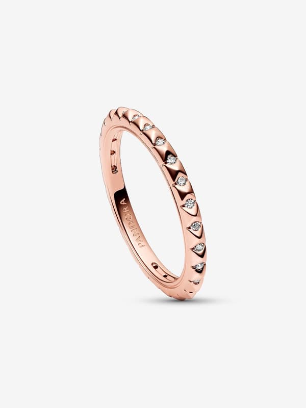 [RM]Pandora - P ME Pyramid Ring - 14k rose gold plating Circumference: 56mm