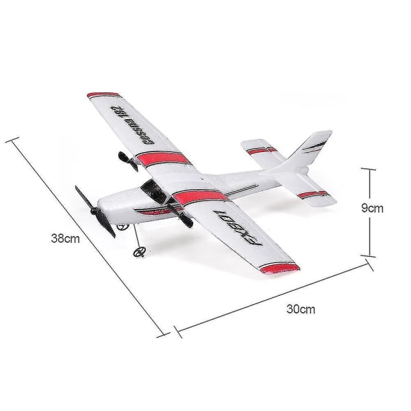 Fx801 Aircraft Cessna 182 2,4ghz 2-kanals fjernkontrollfly