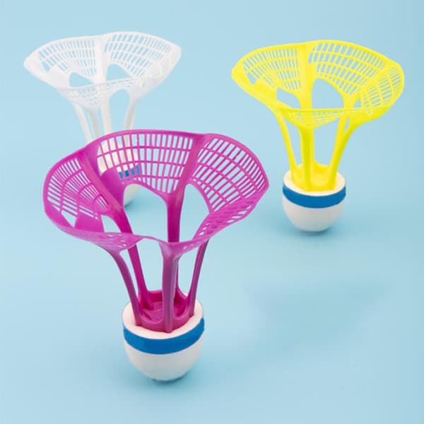 st plastbolde til badminton indendørs og udendørs Rød