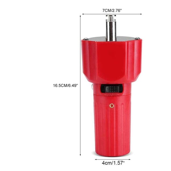 Roterende Motor BBQ Grilltilbehør med Solid Konstruksjon, med USB-kabel MUMU Red