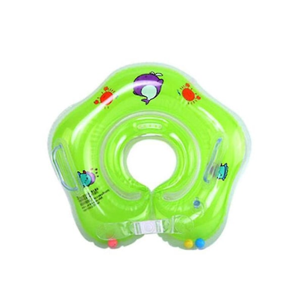 Svømning Baby Tilbehør Hals Ring Tube Safety Baby Float Green