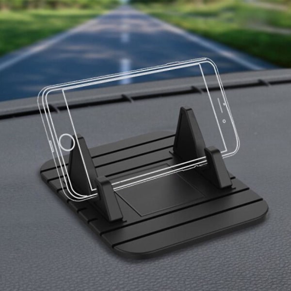 Silikon Bil Dashboard Anti Slip Mat Pad Montering Biltelefon Hållare Telefonställ Gps Fäste Universal Biltillbehör Interiör| | Orange