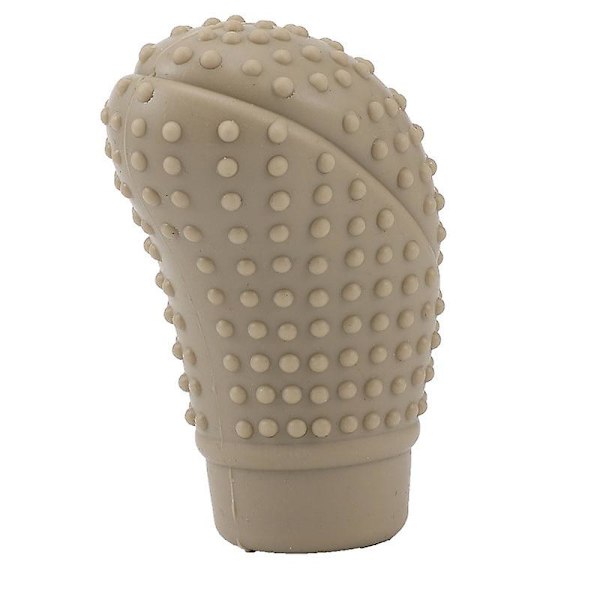Universal cover Antisladd silikon Manuell automatisk växellåda Bil Växelspak Växelspak Spak Knopp Damm - Växlingskragar Beige